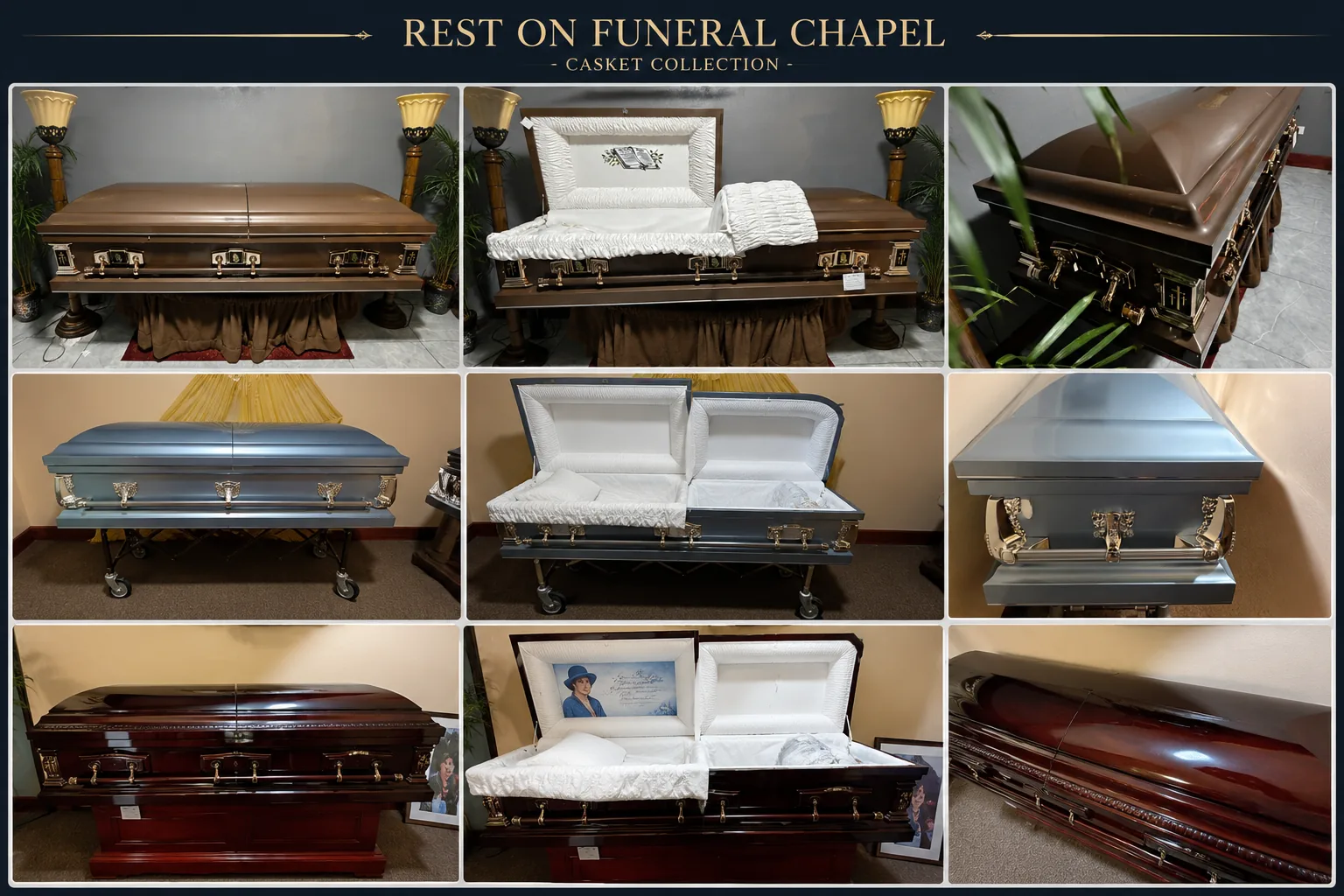 REST ON casket collection
